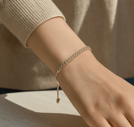 Jewelry Cubic Zirconia Bracelet for Women | Elegant Luxury Crystal Bracelet