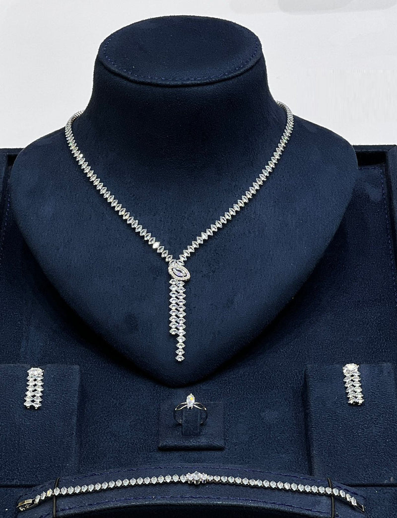 Calvin Swiss Elegant Crystal Jewelry Set | Bridal & Party Collection