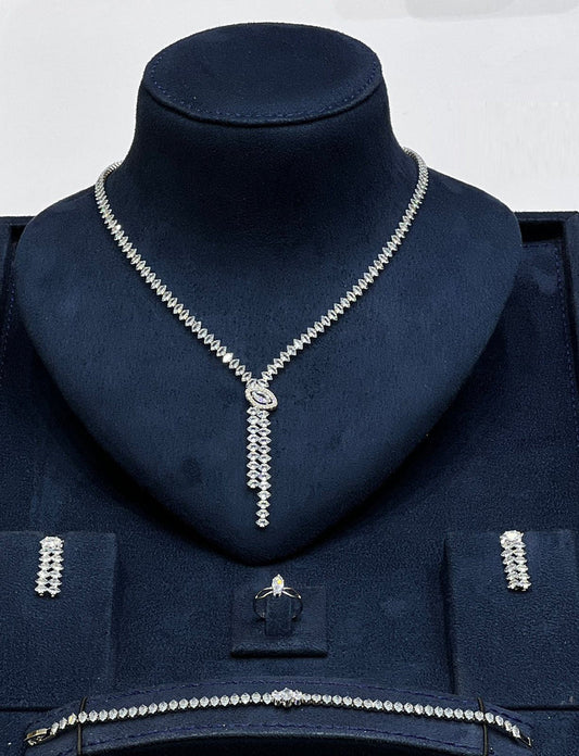 Calvin Swiss Elegant Crystal Jewelry Set | Bridal & Party Collection