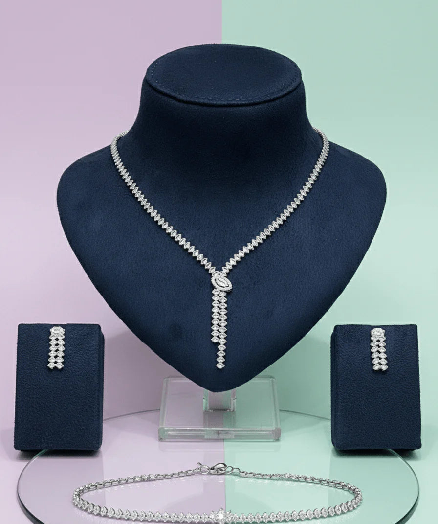 Calvin Swiss Elegant Crystal Jewelry Set | Bridal & Party Collection